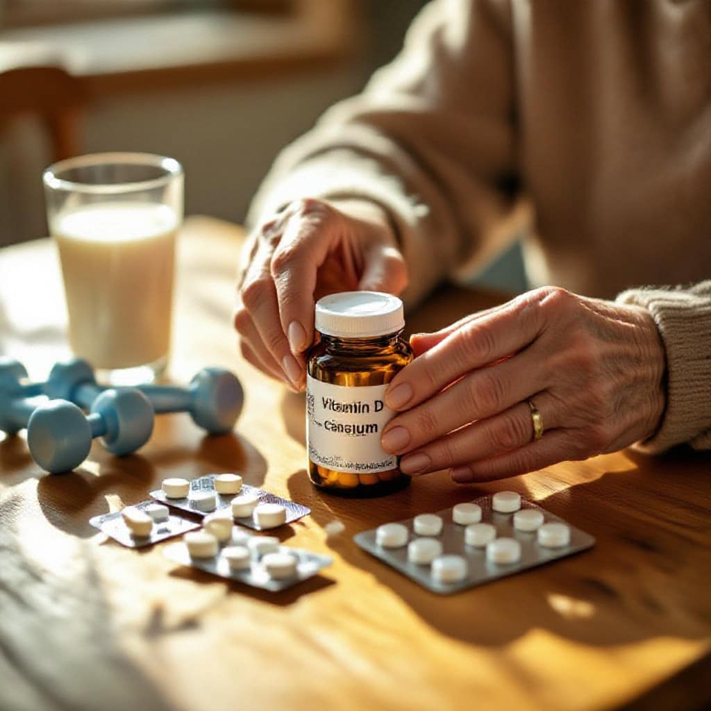 Suplementação na terceira idade pode ser uma aliada? Quando há deficiência identificada, nutrientes como vitamina D e cálcio fortalecem ossos e ajudam na manutenção muscular. suplementos aliados na terceira idade iee
